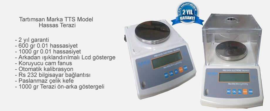 Tartımsan Marka TTS Model 600 gram Hassas Terazi