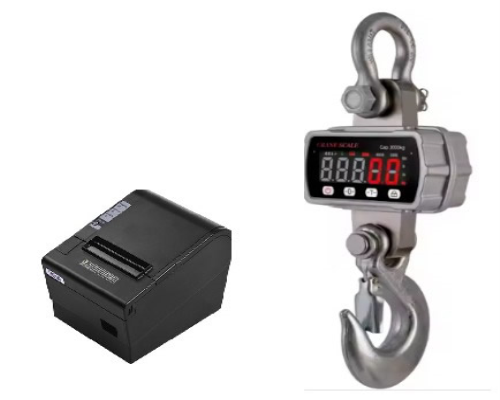 10 Ton Kablosuz Yazıcılı Fiş Yazıcılı Vinç Kantarı