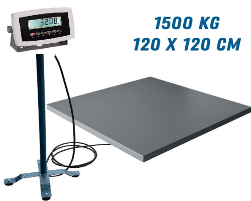120 x 120 cm Elektronik 1500 kg Zemin Baskülü