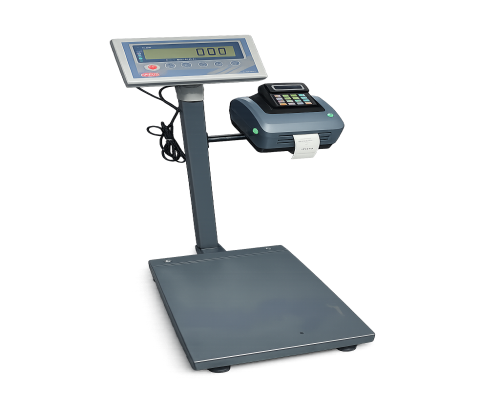 Etiket yazıcılı elektronik baskül